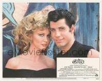 2m474 GREASE LC #6 1978 best close up of John Travolta & Olivia Newton-John at the movie's climax!