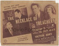 2m094 GREEN ARCHER chapter 6 TC 1940 from Edgar Wallace story, Victor Jory, Necklace of Treachery!