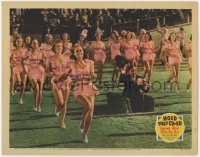 2m500 HOLD THAT CO-ED LC 1938 great image of sexy girls running out onto the football field!