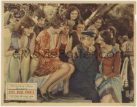 2m506 HOT FOR PARIS LC 1929 sailor El Brendel surrounded by beautiful women, Raoul Walsh!