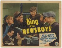 2m122 KING OF THE NEWSBOYS TC 1938 reporter Lew Ayres, Helen Mack, Billy Benedict