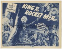 2m123 KING OF THE ROCKET MEN TC R1956 Republic sci-fi serial, great artwork + photo montage!