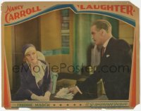 2m568 LAUGHTER LC 1930 close up of Frank Morgan giving papers to Diane Ellis, very rare!