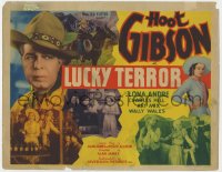 2m137 LUCKY TERROR TC 1936 great western montage of cowboy Hoot Gibson & pretty Lona Andre!