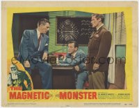 2m599 MAGNETIC MONSTER LC #7 1953 Curt Siodmak sci-fi, worried Harry Ellerbe, Frank Gerstle & another