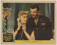 2m619 MARRIAGE IS A PRIVATE AFFAIR LC #5 1944 James Craig talks to worried Lana Turner on phone!