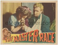 2m625 MASTER RACE LC 1944 young wounded Lloyd Bridges comforting Nancy Gates as she prays!