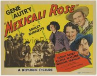 2m143 MEXICALI ROSE TC R1943 great montage of cowboy Gene Autry with Luana Walters & Smiley!