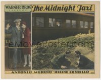 2m632 MIDNIGHT TAXI LC 1928 Antonio Moreno looking out train window, two men with guns hiding!