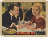 2m635 MILLION DOLLAR HAUL LC 1935 close up of Robert Frazer romancing pretty Janet Chandler!