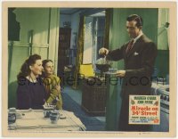2m638 MIRACLE ON 34th STREET LC #4 1947 John Payne in kitchen with Maureen O'Hara & Natalie Wood!