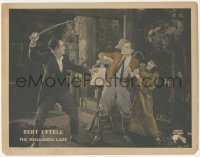 2m640 MISLEADING LADY LC 1920 Bert Lytell & Lucy Cotton attacked by man with sword, ultra rare!