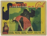 2m647 MONSTER & THE GIRL LC 1941 best image of fake gorilla carrying unconscious Ellen Drew!