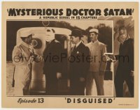2m668 MYSTERIOUS DOCTOR SATAN chapter 13 LC 1940 bandaged man standing by ambulance, Disguised!