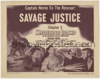 2m149 MYSTERIOUS ISLAND chapter 3 TC 1951 sci-fi serial from Jules Verne novel, Savage Justice!