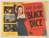 2m152 NO ORCHIDS FOR MISS BLANDISH TC R1952 Jack La Rue, great image of sexy woman & Black Dice!