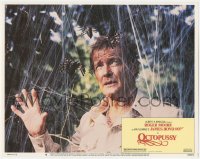 2m689 OCTOPUSSY LC #8 1983 Roger Moore as James Bond caught in spider web with huge spiders!