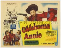 2m154 OKLAHOMA ANNIE TC 1951 cool images of queen cowgirl Judy Canova + Hirschfeld art!