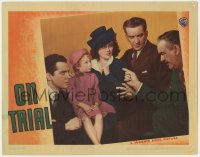 2m691 ON TRIAL LC 1939 Margaret Lindsay, lawyer John Litel, Edward Norris & young child!