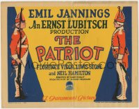 2m162 PATRIOT TC 1928 Emil Jannings, Florence Vidor, directed by Ernst Lubitsch, ultra rare!