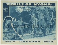 2m707 PERILS OF NYOKA chapter 11 LC 1942 Kay Aldridge & others, Republic serial, Unknown Peril!