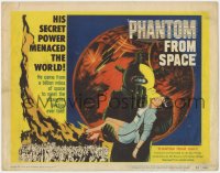 2m164 PHANTOM FROM SPACE TC 1953 art of strange alien carrying woman, his power menaced the world!
