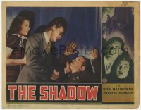 2m781 SHADOW LC 1937 Rita Hayworth watches Charles Quigley beat up bad guy at the circus!
