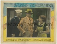 2m787 SHARP SHOOTERS LC 1928 Lois Moran looks worried at Tom Dugan & sailor George O'Brien!