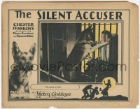 2m794 SILENT ACCUSER LC 1924 German Shepherd canine star Peter the Great rescued by his master!