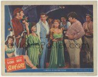 2m807 SLAVE GIRL LC #7 1947 sexy Yvonne De Carlo & George Brent glare at Lois Collier with knife!