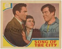 2m820 SONG OF THE CITY LC 1937 Dean Jagger protects sister Margaret Lindsay from Nat Pendleton !