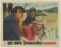 2m836 SPRINGFIELD RIFLE LC #3 1952 Gary Cooper with binoculars by Fess Parker & Big Boy Williams!