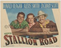 2m846 STALLION ROAD LC #4 1947 pretty Alexis Smith between Ronald Reagan & Zachary Scott!