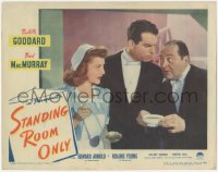 2m848 STANDING ROOM ONLY LC #6 1944 Fred MacMurray between Paulette Goddard & Edward Arnold!