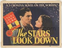 2m206 STARS LOOK DOWN TC 1941 Carol Reed directed, Michael Redgrave, Margaret Lockwood, rare!