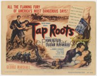 2m218 TAP ROOTS TC 1948 art of Susan Hayward, Van Heflin & Native American Boris Karloff!