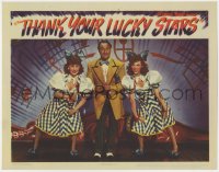 2m899 THANK YOUR LUCKY STARS LC 1943 George Tobias between Ida Lupino & Joan Leslie!