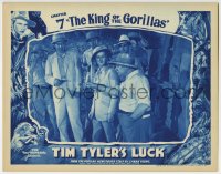 2m913 TIM TYLER'S LUCK chapter 7 LC 1937 Frances Robinson, Africa serial, The King of the Gorillas!