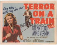 2m226 TIME BOMB TC 1953 Terror on a Train, Glenn Ford & Anne Vernon in explosive action!