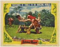 2m947 UNTAMED WOMEN LC #4 1952 wacky sexy cave babes attacking cave men!