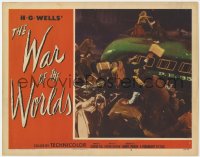 2m962 WAR OF THE WORLDS LC #3 1953 H.G. Wells classic, crowd of people trying to escape aliens!