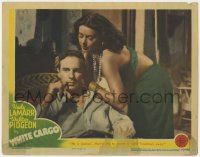 2m971 WHITE CARGO LC 1942 jealous Richard Carlson wants to send Hedy Lamarr as Tondelayo away!