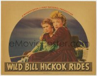 2m975 WILD BILL HICKOK RIDES LC 1942 close up of Constance Bennett with young girl in buggy!