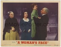 2m985 WOMAN'S FACE LC #2 R1954 Joan Crawford watches Reginald Owen carry her son Richard Nichols!