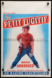 2p176 LITTLE FUGITIVE Belgian 1953 Richie Andrusco runs away from home to Coney Island!
