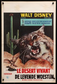 2p178 LIVING DESERT Belgian R1960s first feature-length Disney True-Life adventure, snakes & tortoises!