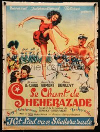 2p216 SONG OF SCHEHERAZADE Belgian 1946 sexy Yvonne DeCarlo, Brian Donlevy, Jean-Pierre Aumont