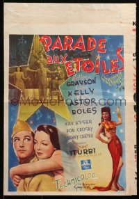 2p227 THOUSANDS CHEER Belgian 1946 starring Mickey Rooney, Judy Garland, Skelton, Gene Kelly & more!