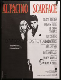 2p090 SCARFACE French 15x20 1984 Al Pacino as Tony Montana, Michelle Pfeiffer, Brian De Palma!