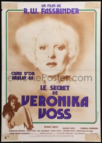2p102 VERONIKA VOSS French 16x22 1982 Rainer Werner Fassbinder, Rosel Zech in the title role!